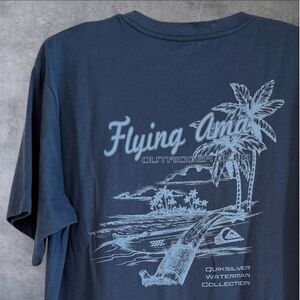 Quiksilver Men's Navy Graphic Tee